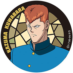 希少 レア 幽遊白書 ハート型缶バッジ カフェ限定 蔵馬 南野秀一 希少