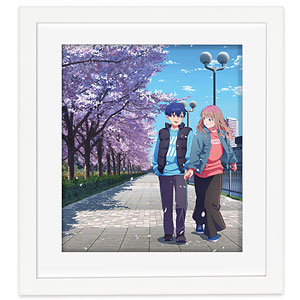 グリッドマン 描き下ろし額装高精細アート（宝多六花＆新条アカネ