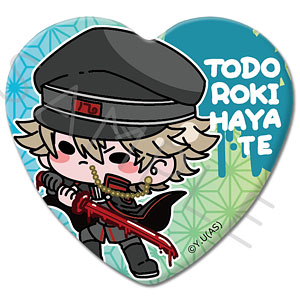 桃源暗鬼』ハート型缶バッジ MJ (桃寺神門)[シンクイノベーション