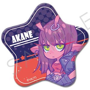 アニメ『銀河特急 ミルキー☆サブウェイ』星型缶バッジ G(リョーコ