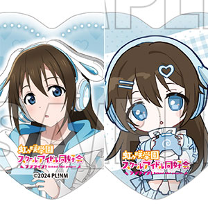 ラブライブ！虹ヶ咲学園スクールアイドル同好会 ハート型缶バッジ