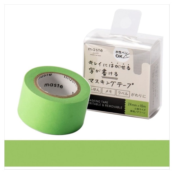 水性ペンで書けるマスキングテープ/小巻24mm幅/マステ | イオン