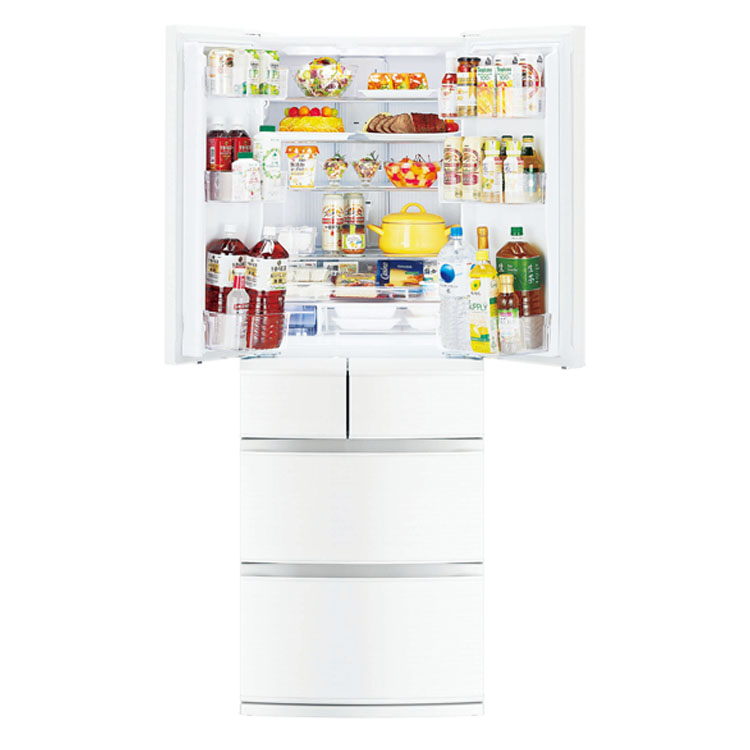 最終値下】三菱 6ドア冷蔵庫 2023年製 462L MR-R46J-W 中古 下取りあり