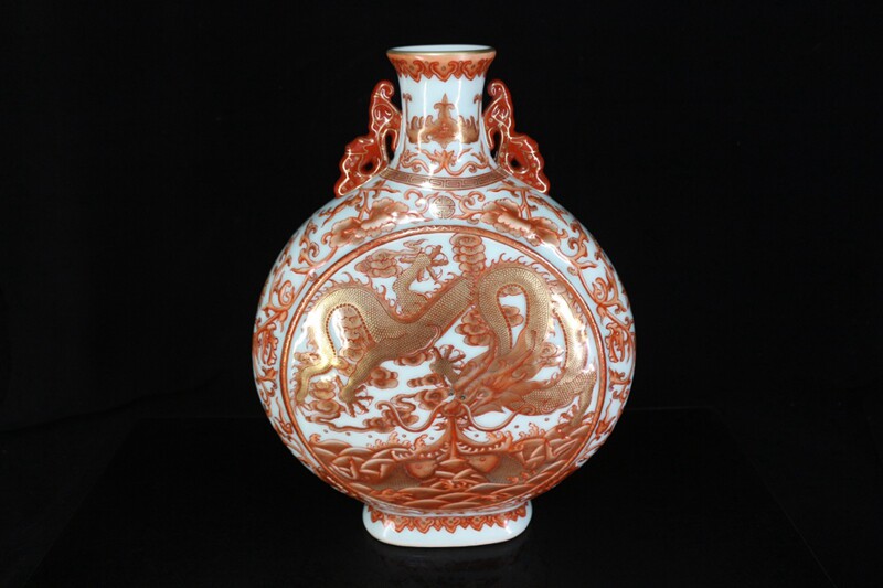 希少品］中国古美術明時代七宝焼壺古銅製