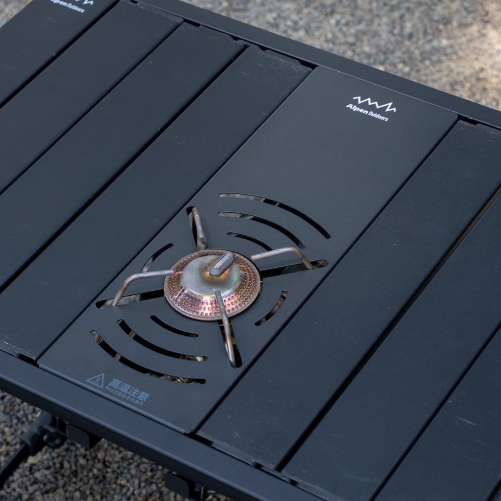 アルペンアウトドアーズ シングルバーナー遮熱天板 キャンプ