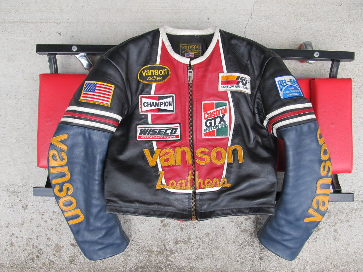 VANSON ライダースジャケット ワンスター 40周年モデル ボンディング L