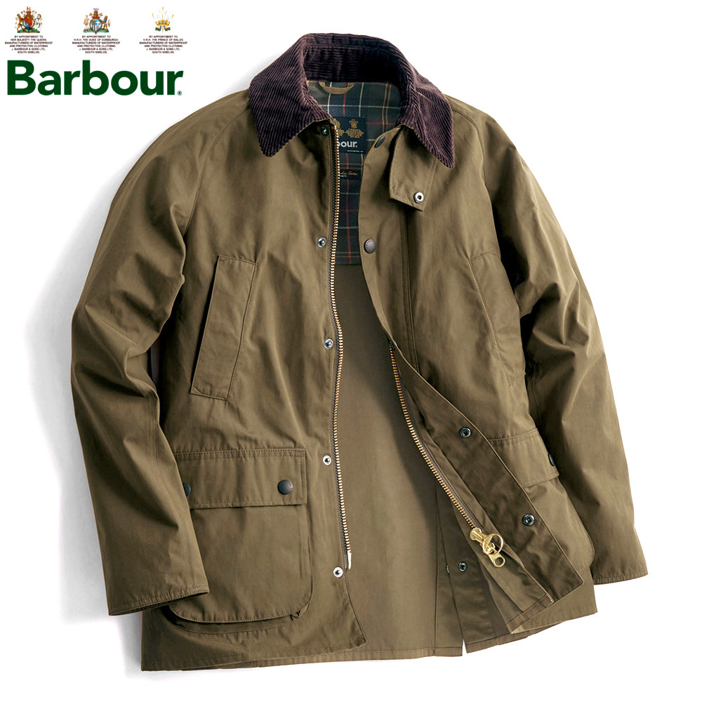 Barbour 注文 SL ビデイル ピーチスキン サイズ36 セージ 美品]Barbour