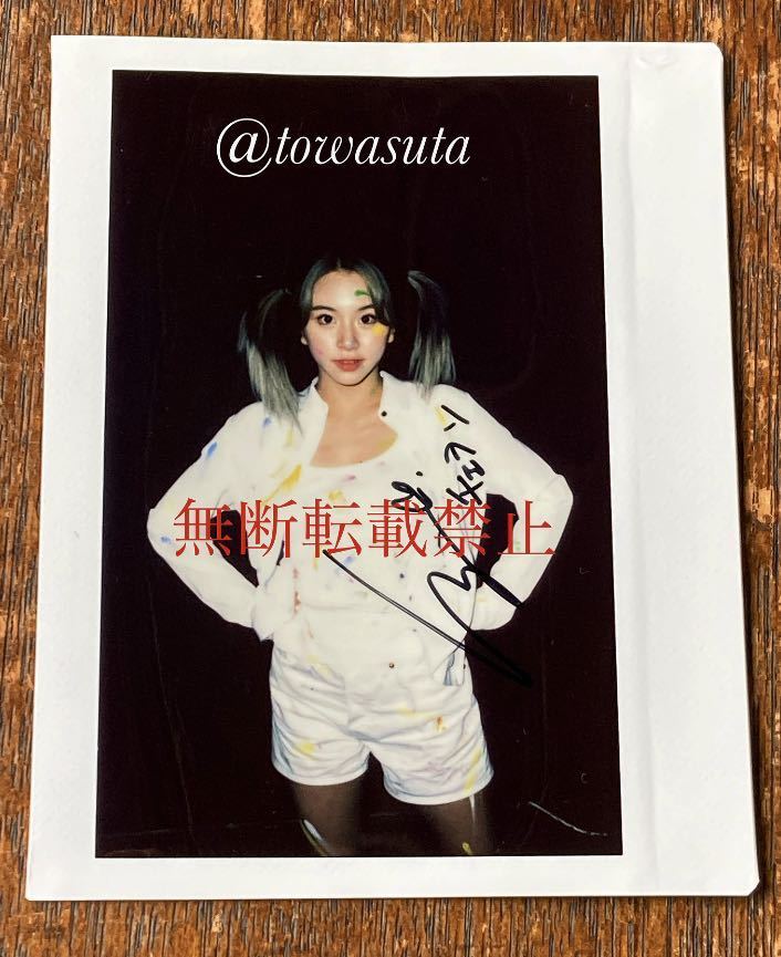 ILLIT ミンジュ 直筆 サイン スクエア チェキ ポラロイド