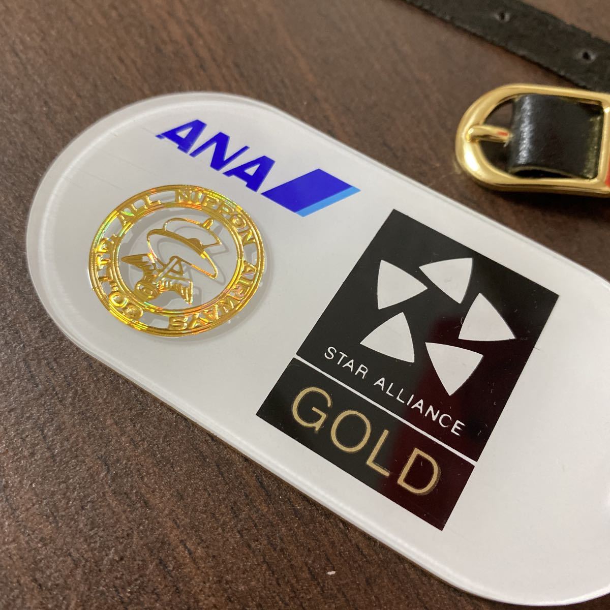 新ANASTAR ALLIANS GOLDフライトタグAIRWAYSマーク入り 【公式通販】
