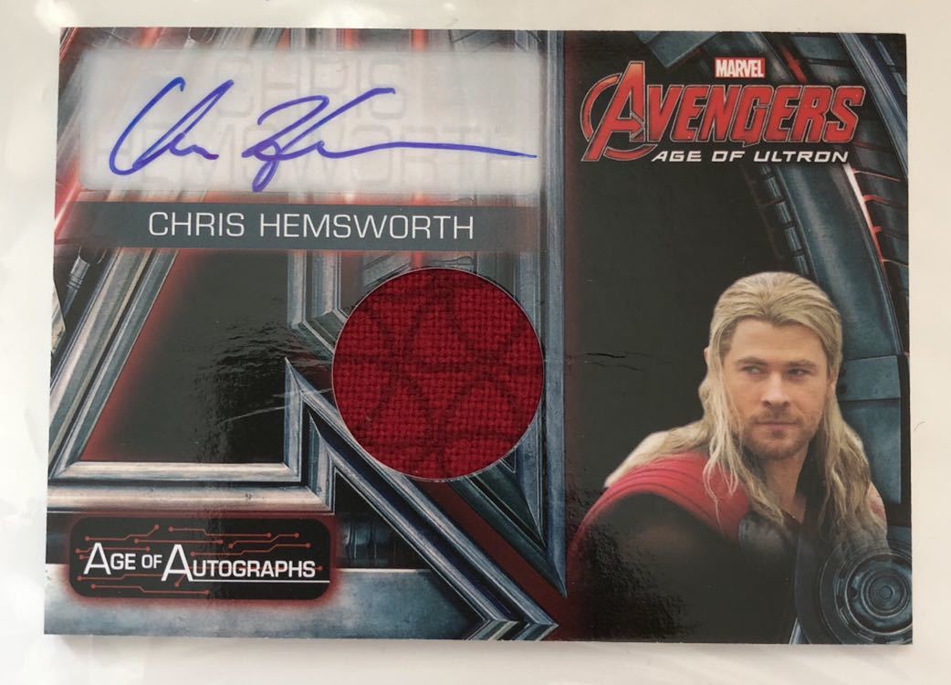 マイティー・ソー クリス・ヘムズワース 直筆サインカード 激レア