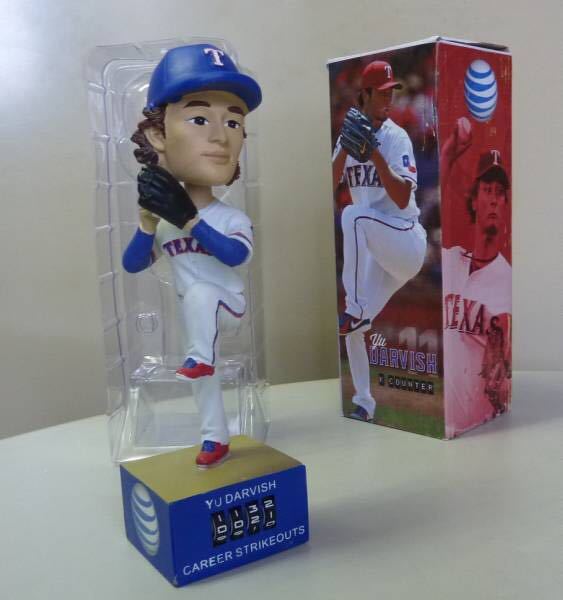 ダルビッシュ レンジャース 2014 奪三振王達成記念球場配布