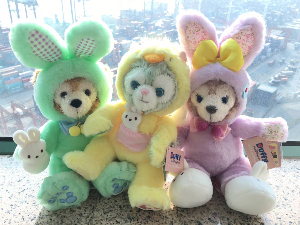 ダッフィー 香港ディズニー イースター シェリーメイ ジェラトーニ