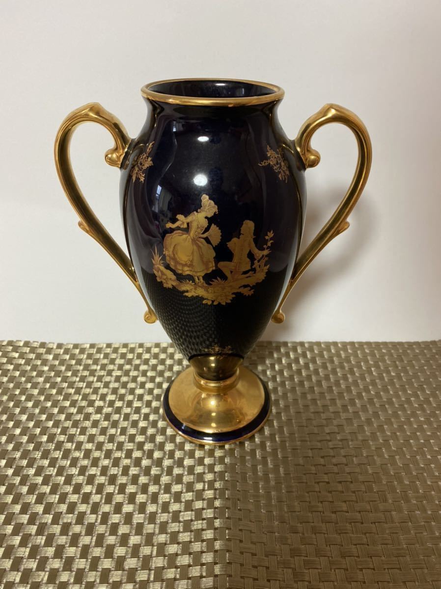 LIMOGES CASTEL リモージュキャッスル 花瓶 LMOGES CASTEL リモージュ