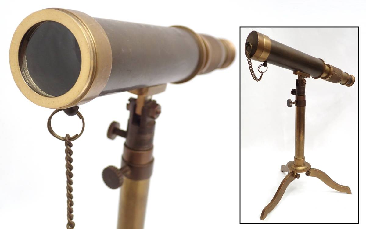 望遠鏡 アンティーク 1915 ヴィクトリア マリーンスコープ 望遠鏡