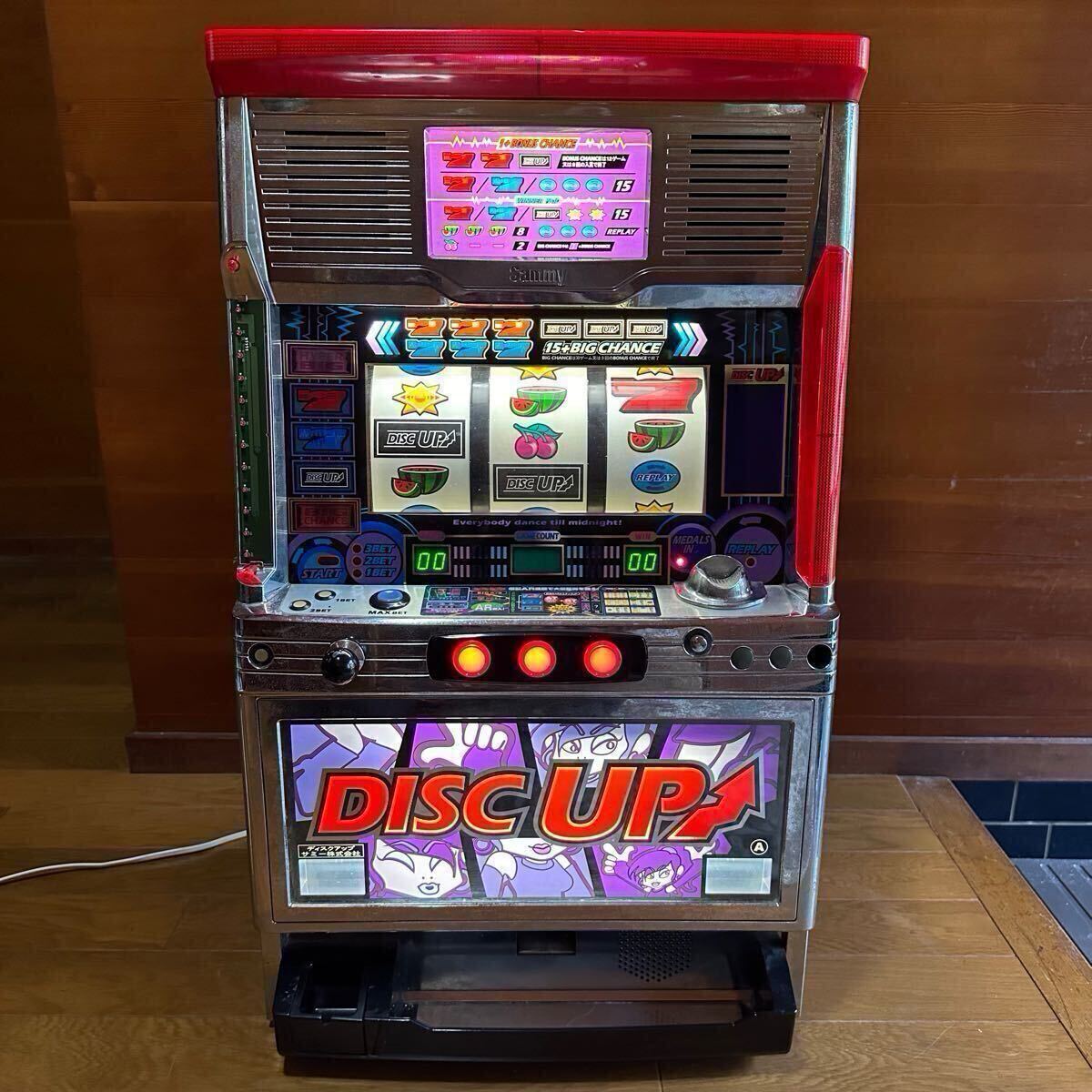 パチスロ実機 Sディスクアップ2 コイン不要機付 ⭕️ 送料無料