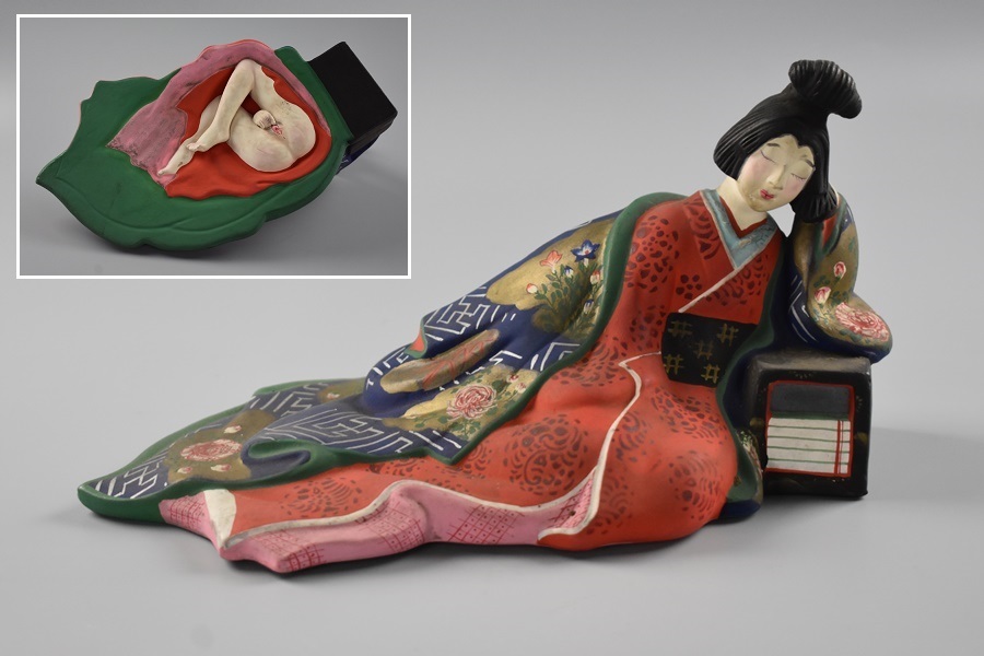 古物・骨董 ／ 春画人形 】「和印」 秘蔵コレクション 博多人形 底絵