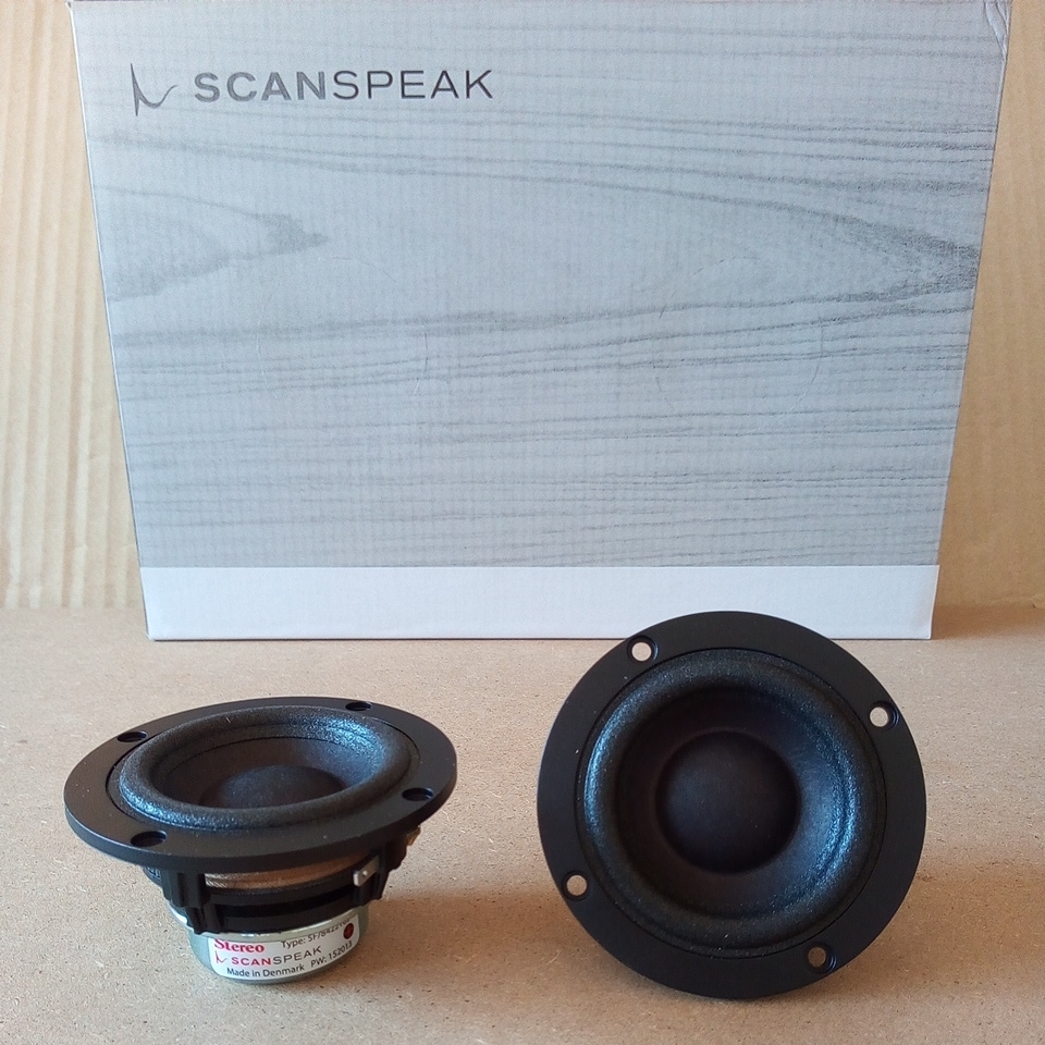 Stereo誌 付録 ScanSpeak 5cm スピーカー デンマーク製 ScanSpeak
