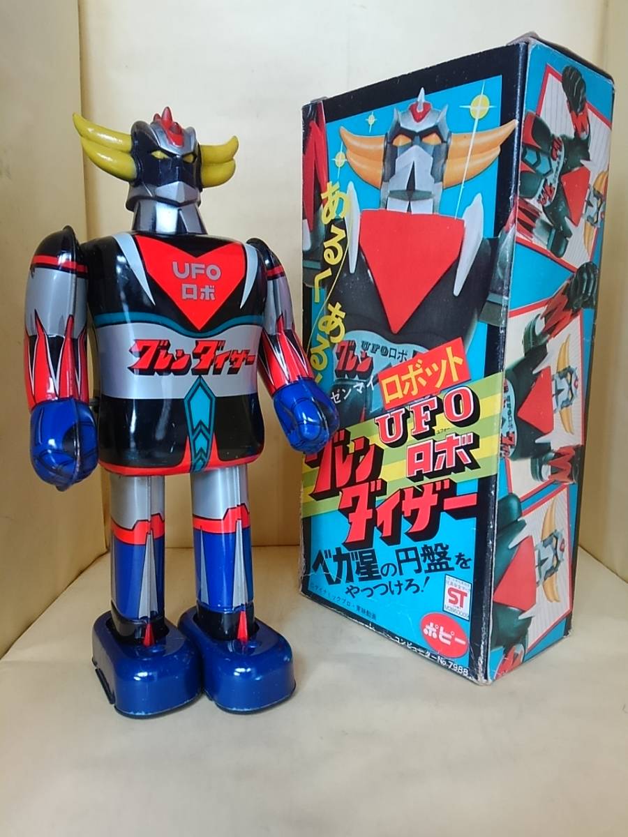 グレンダイザー ポピー UFOロボ ブリキ ゼンマイ歩行 当時物 ポピー