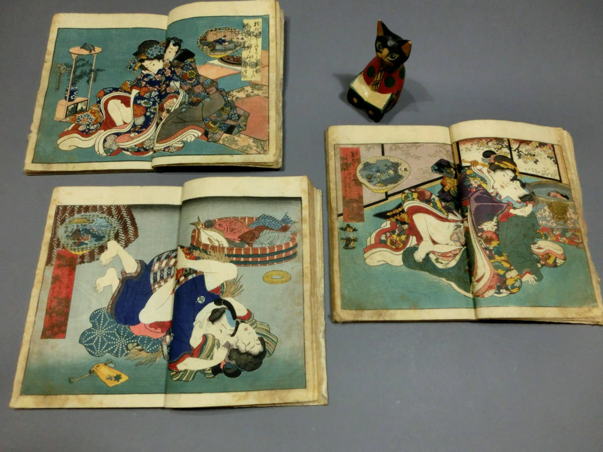 ◇『 春本 艶本 春画 』 江戸時代 浮世絵 版画 中国唐物唐本 木