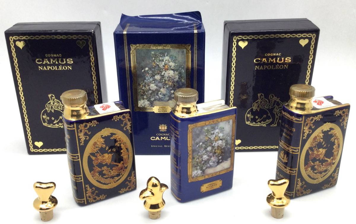 未開栓 カミュ ナポレオン ブック 3種セット CAMUS NAPOLEON 未開栓