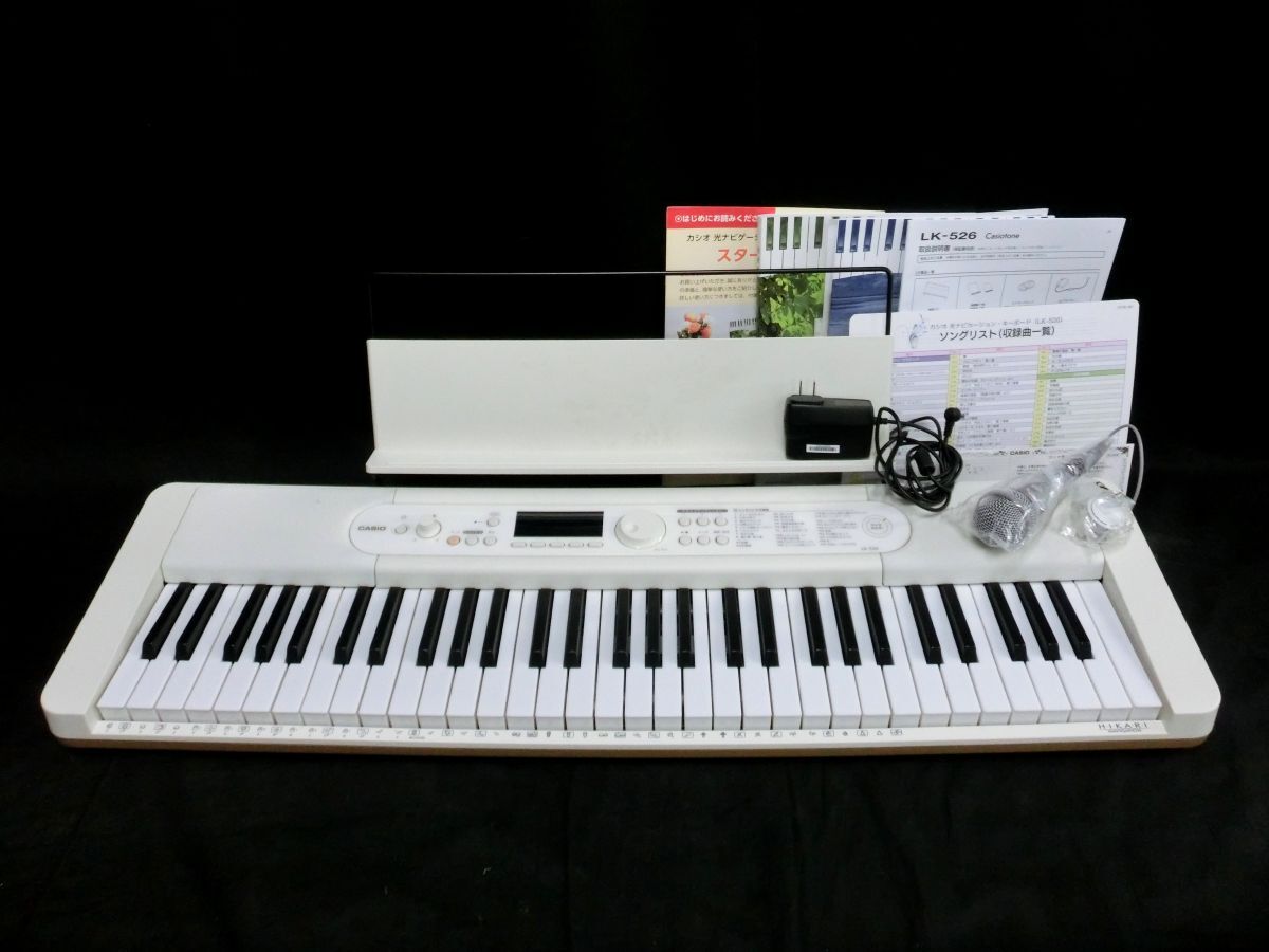 鍵盤楽器 CASIO LK-526 CASIO LK-526 光る鍵盤付き - メルカリ