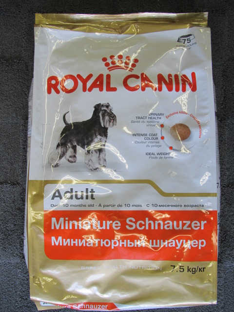 ☆ロイヤルカナンミニチュアシュナウザー☆7.5kg×2袋成犬用！