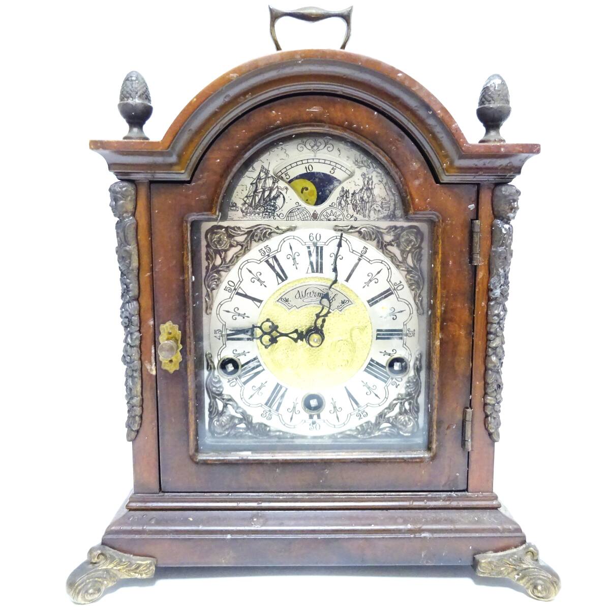 Warmink Wuba ウーバ ワルミンク ムーンフェイズ ゼンマイ式置時計