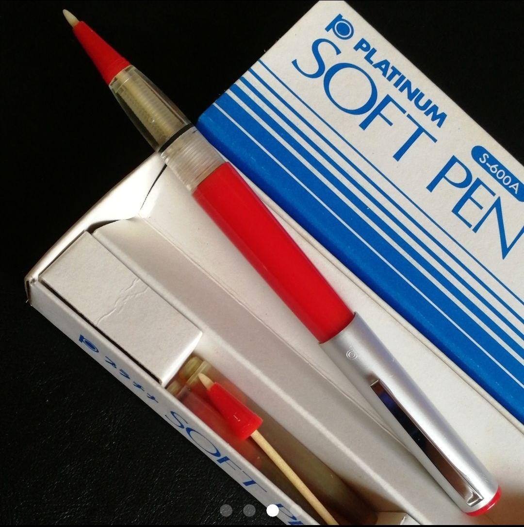 プラチナ万年筆 ソフトペン S-600 廃番 廃盤 昭和レトロ 激レア 希少