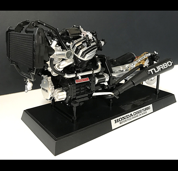 タミヤ ホンダCX500ターボ エンジン プラモデル Tamiya 1/6 Honda