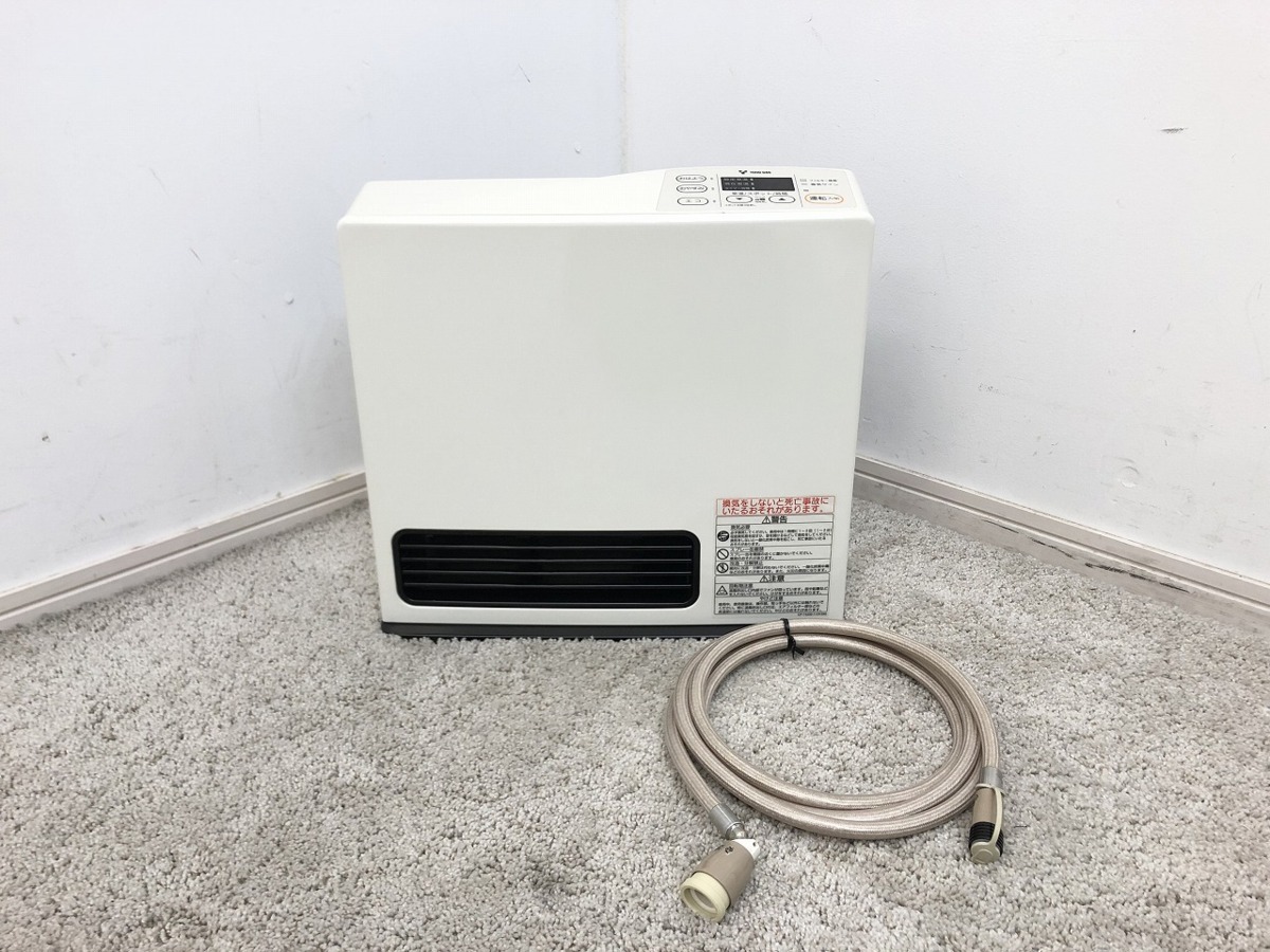 未使用 TOHO GAS ガスファンヒーターRC-24FSH 都市ガス ホワイト 東邦