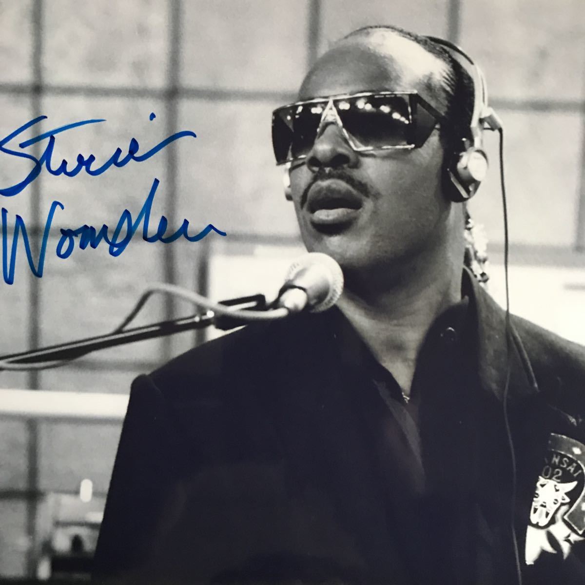 Stevie Wonder スティーヴィー・ワンダー直筆サイン