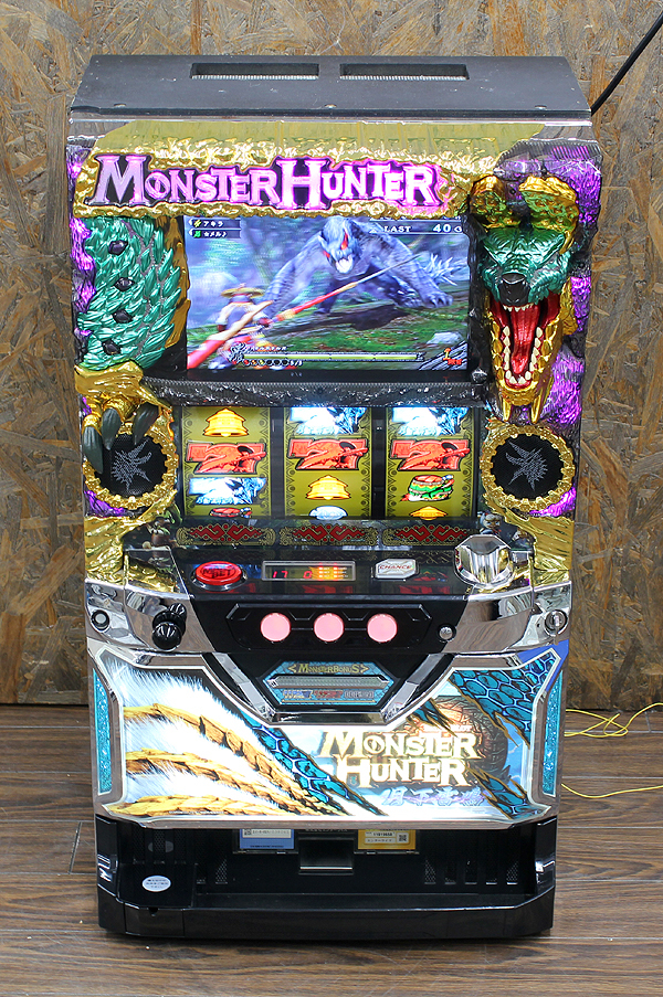 モンスターハンター 月下雷鳴 パチスロ 5号機 スロット実機 スロット