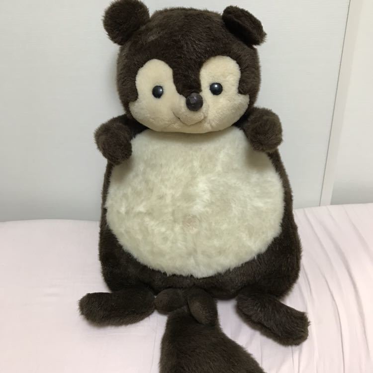 日本製 ファースト社 たぬき たま吉 玉吉 昭和レトロ ぬいぐるみ