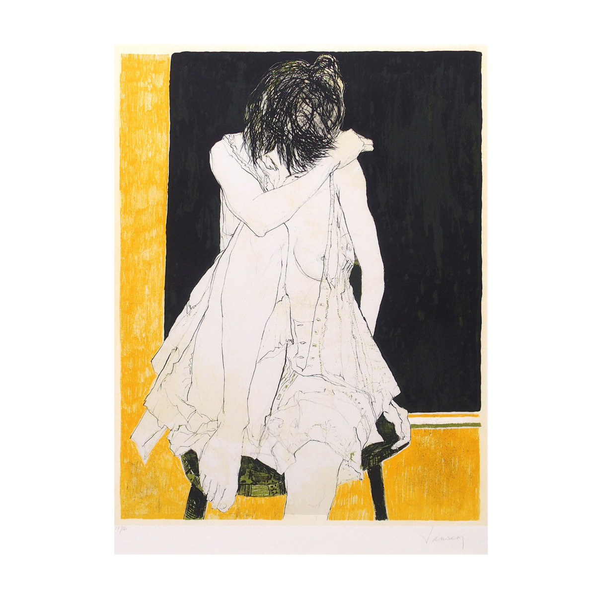 ジャン・ジャンセン【初夜】リトグラフ 1975年 ジャン・ジャンセン