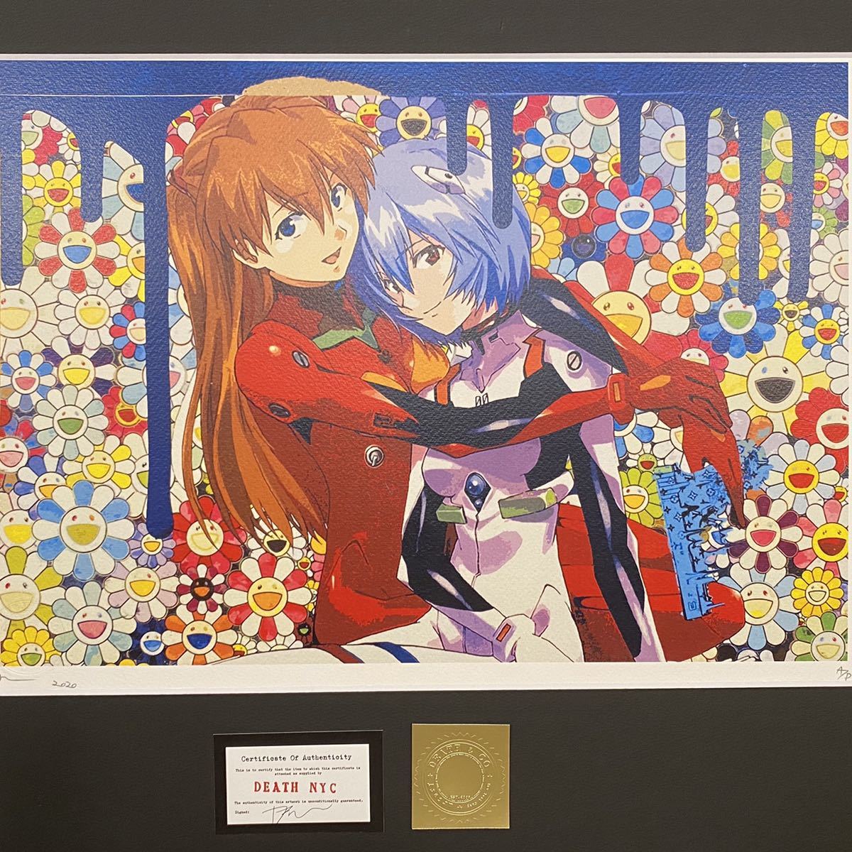 正規品DEATHNYC世界限定100枚アートポスターエヴァンゲリオン/ばら売り可