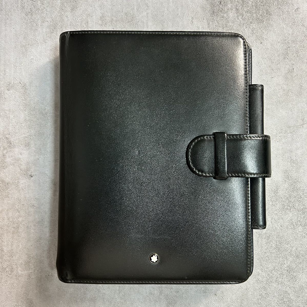 モンブラン 手帳 レザー ブラック オーガナイザー