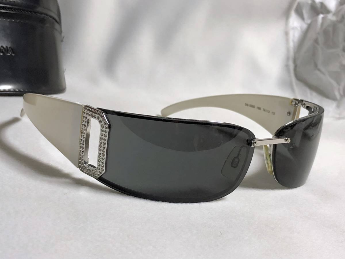 正規レア Gackt着 ドルチェ&ガッバーナ DGロゴ メタルコンビサングラス黒