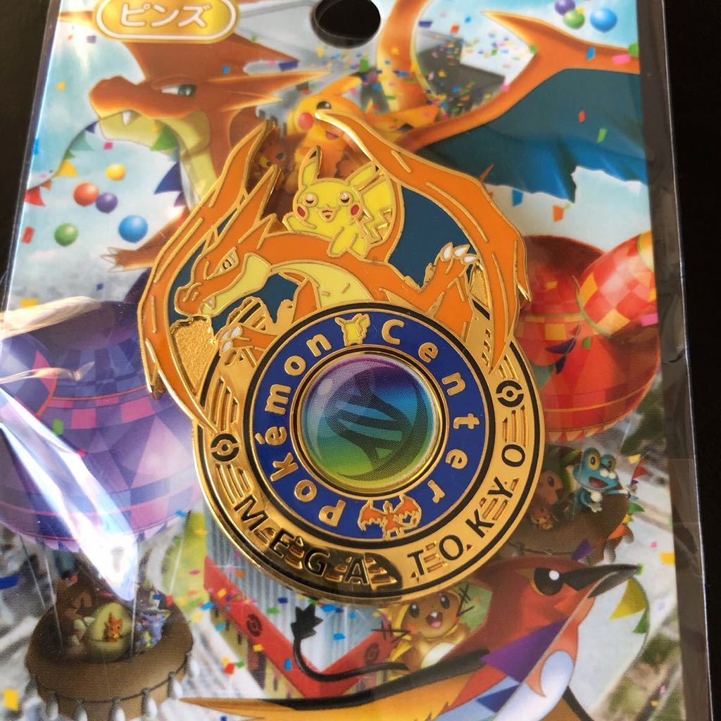 ポケモンセンター メガトウキョー オープン ロゴ ピンズ リザードン