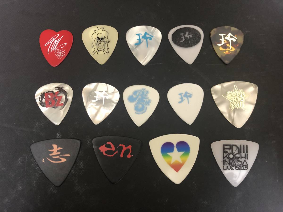 B'z 15周年It's SHOW TIME！ LIVEギターピック B'z 15周年It's SHOW