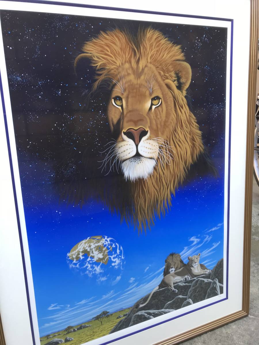 シム・シメール 版画 シム シメール[未来を夢見て] 本物シルク