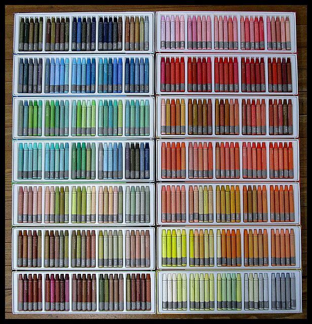 フェリシモ 500色クレヨンセット 500 colored crayons