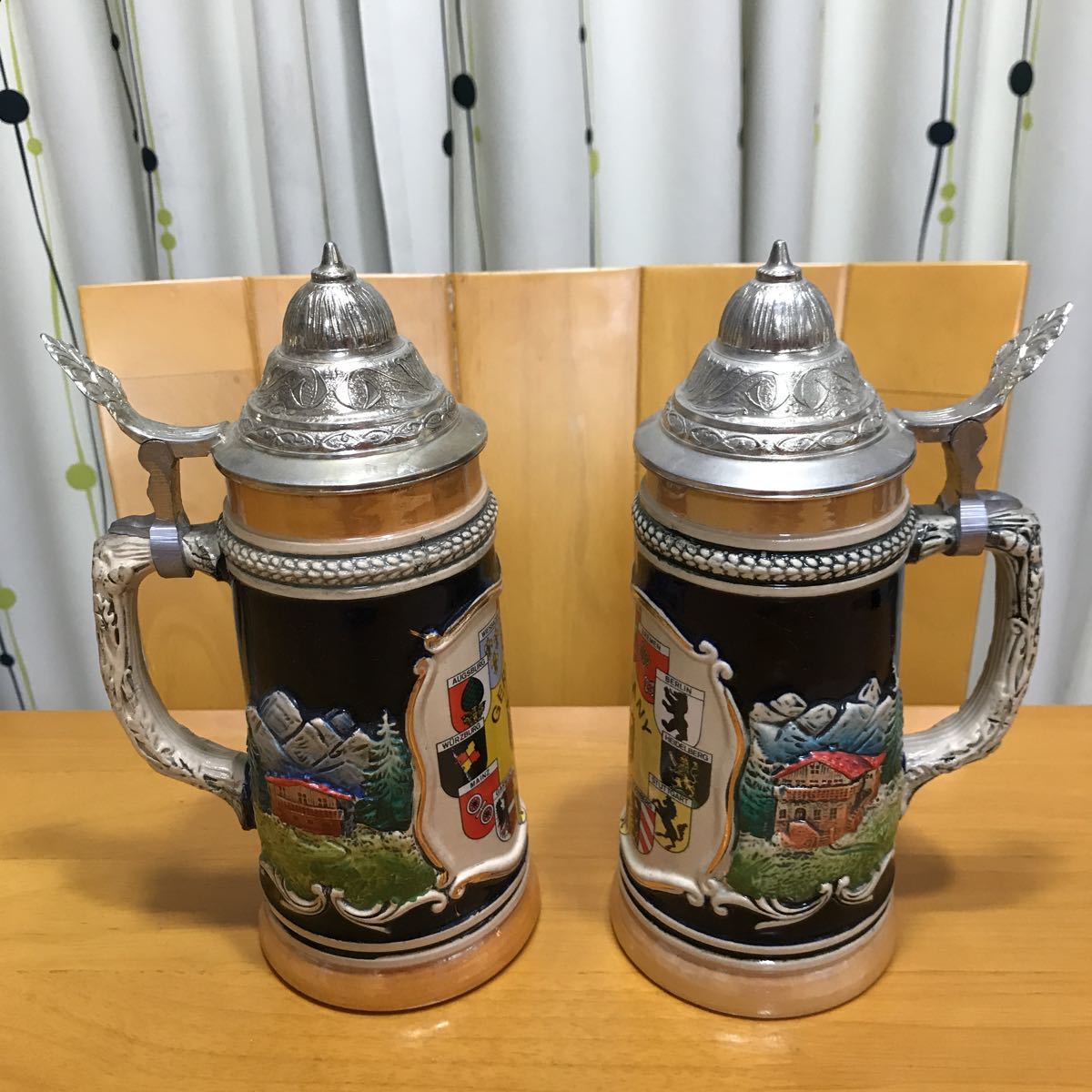 限定品 KING ドイツ ビール 陶器 蓋付きジョッキ 希少 レア ダイニング