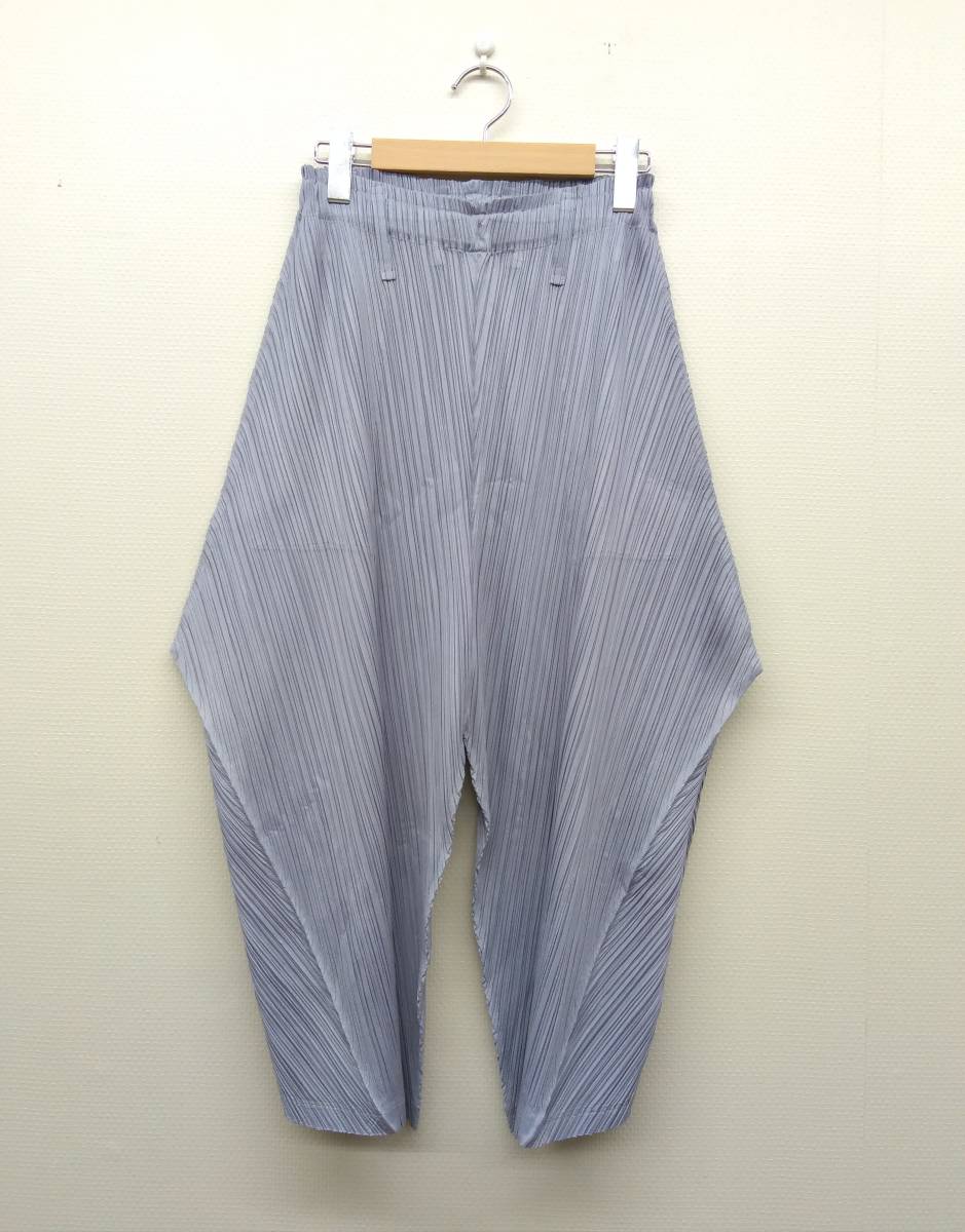 オムプリッセ イッセイミヤケ プリーツパンツ グレー サイズ1 サルエル