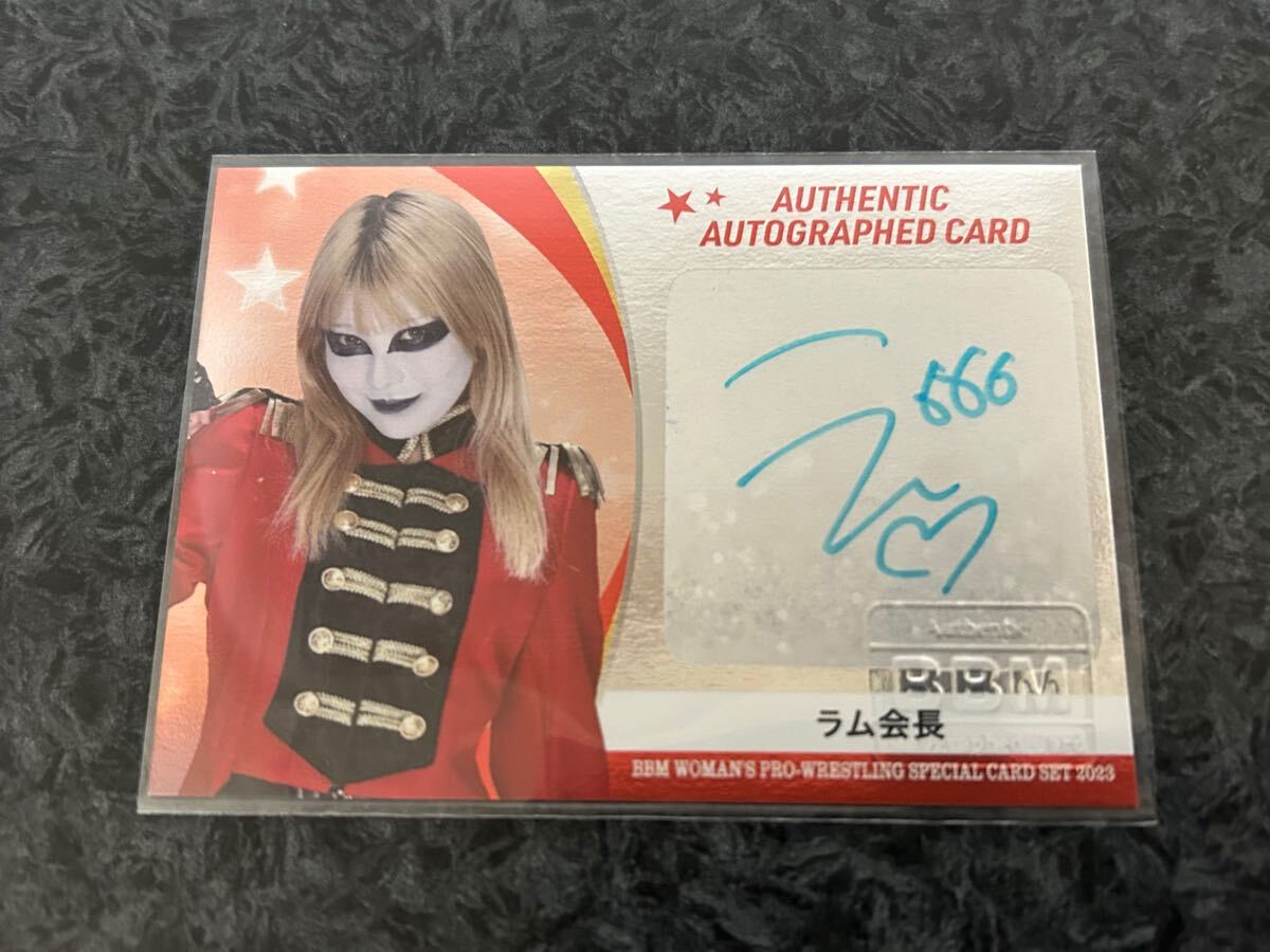 BBM 2021 女子プロレス 安納サオリ 直筆サインカード 01/95 BBM 2021