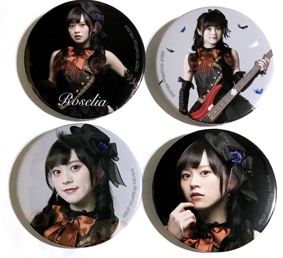 バンドリ Roselia アーティスト 缶バッジ 今井リサ 中島由貴