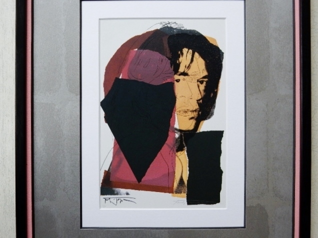 模写】世界限定100枚! アンディ・ウォーホル ミック・ジャガー