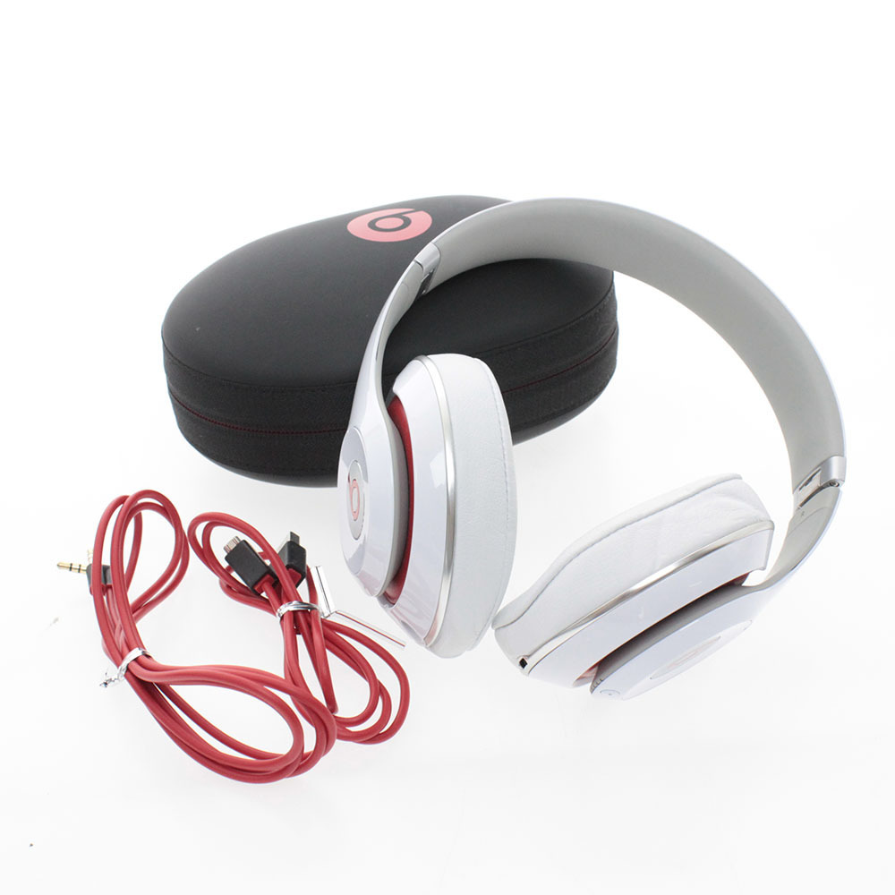 beats studio2 wireless ヘッドホン 白赤