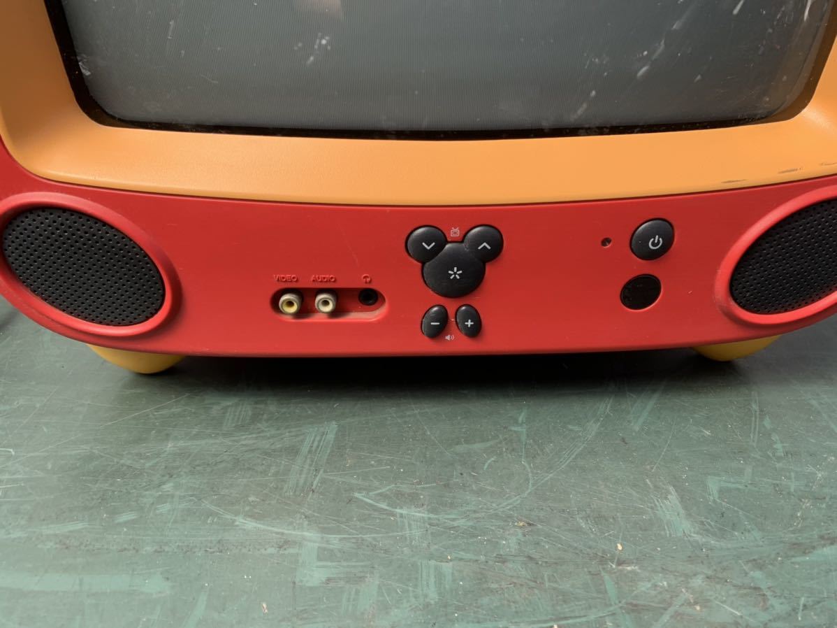 美品完動品 Disney 14型ブラウン管テレビ ➕DVDプレーヤー 美品完動品