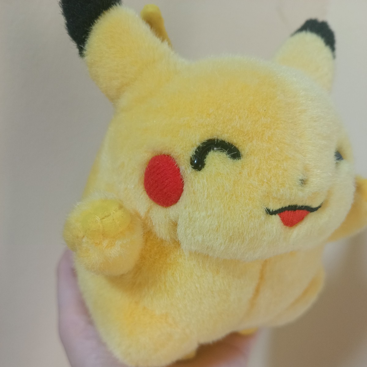 でんきねずみっち】初期ピカチュウ にっこり バンザイ ちゃん でんき