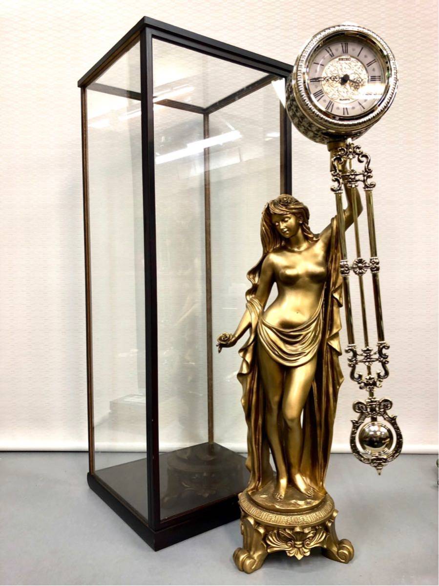 j*m様 CITIZEN シチズン 振り子時計 置き時計 ブロンズ？像 ヴィーナ j